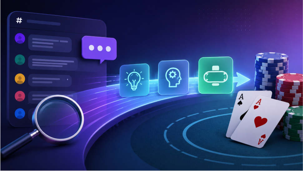 Poker chat path to table