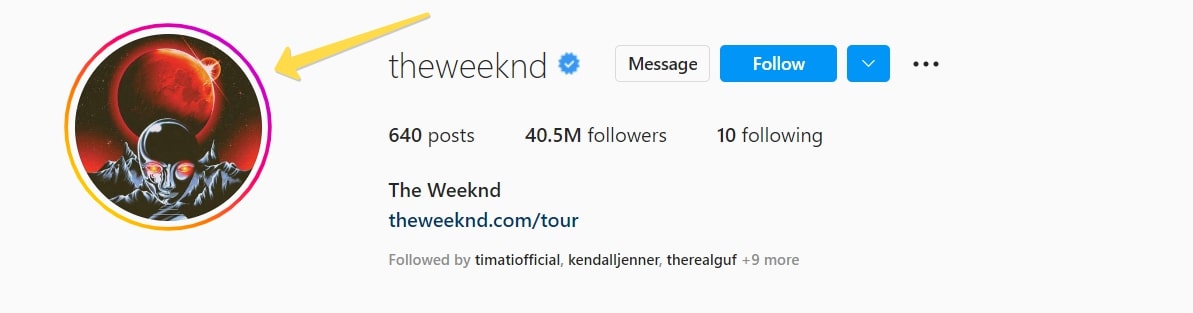 zdjęcie profilowe The weeknd